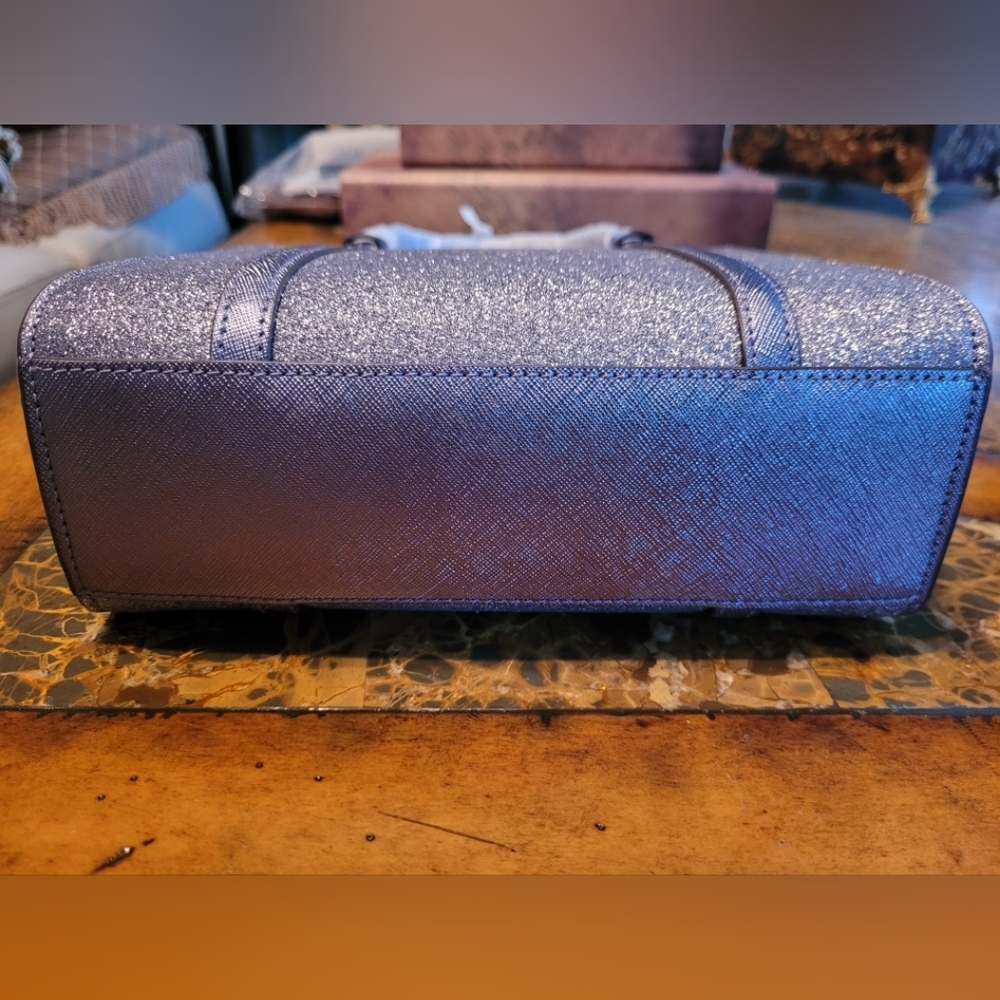 Kate Spade Purple Glitter Tote Bag - Picture 5 of 9